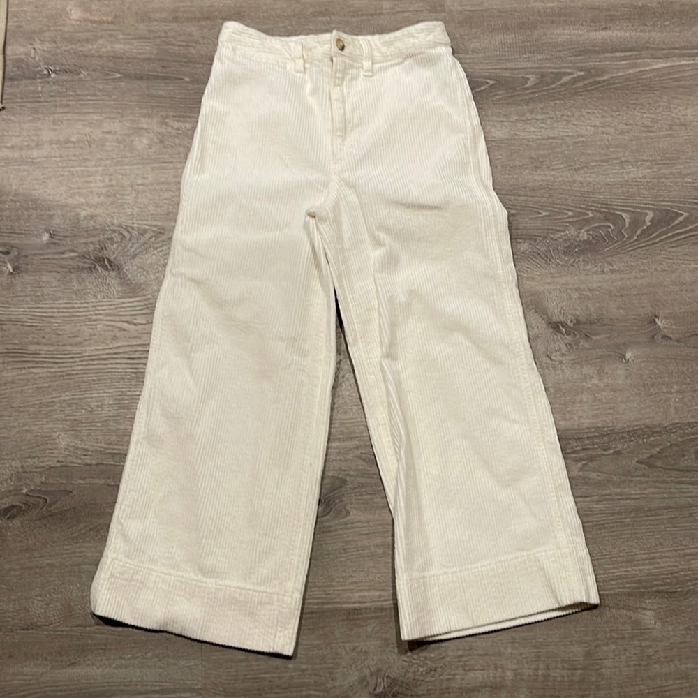 Madewell size 27 Emmett Wide Leg Corduroy Pants